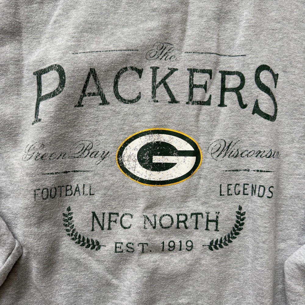 Darius Rucker x NFL Green Bay Packers Sweatshirt Mens 3XL Gray Logo Retro NFC - Picture 2 of 9